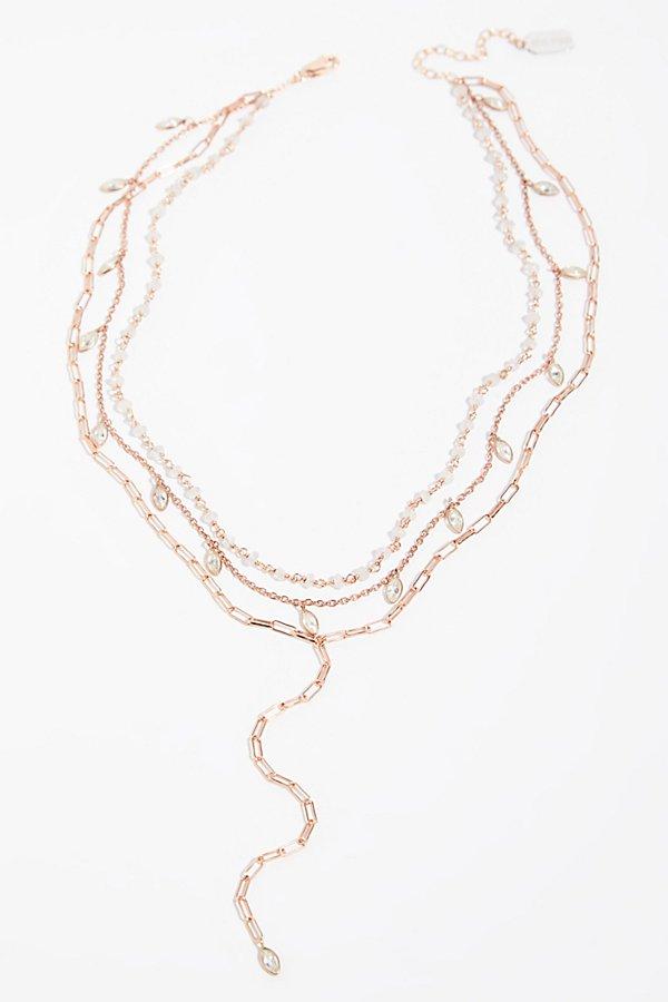 14k Tessa Tiered Necklace By Ela Rae At Free People